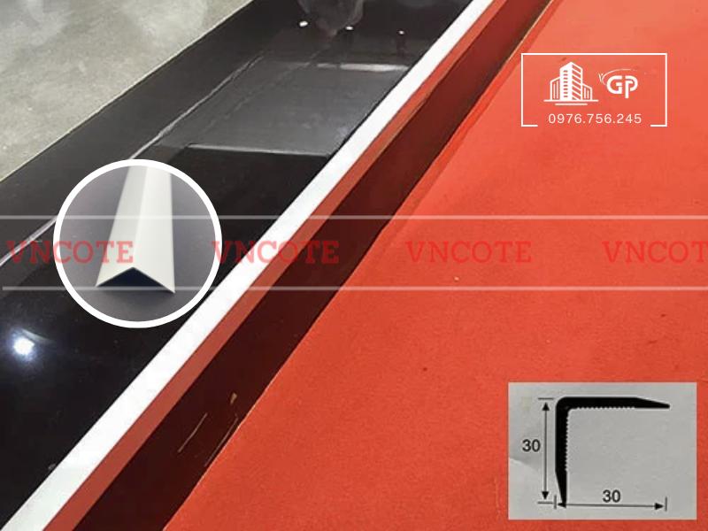 Nẹp nhôm V30 trắng mờ