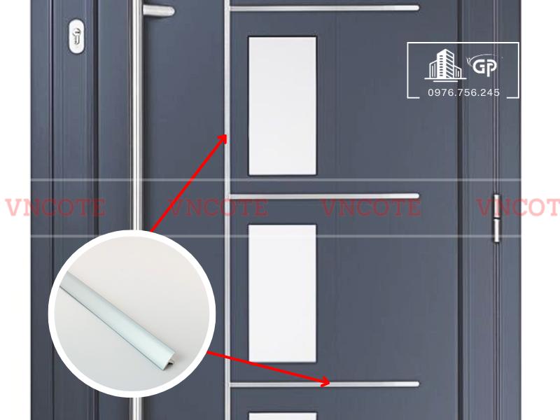 Nẹp nhôm T10 trắng mờ