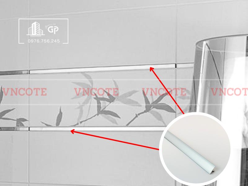 Nẹp nhôm T10 trắng mờ