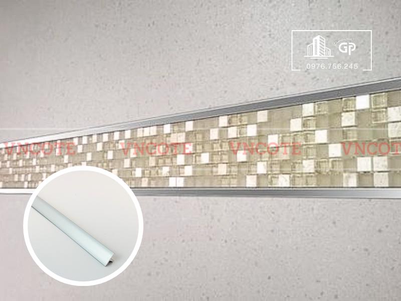 Nẹp nhôm T10 trắng mờ