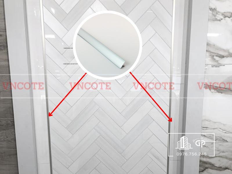 Nẹp nhôm T10 trắng mờ