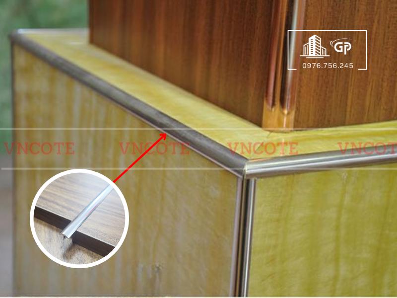 Nẹp nhôm chữ T cong