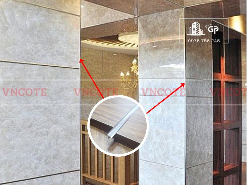 Nẹp nhôm chữ T cong