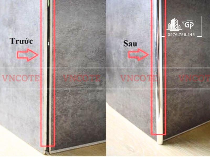 Nẹp nhôm chữ T cong