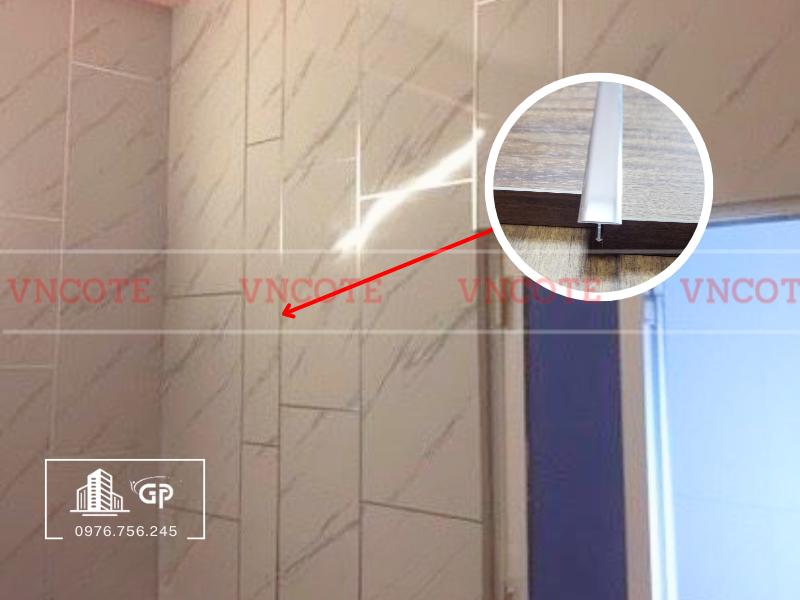 Nẹp nhôm T15 trắng bóng