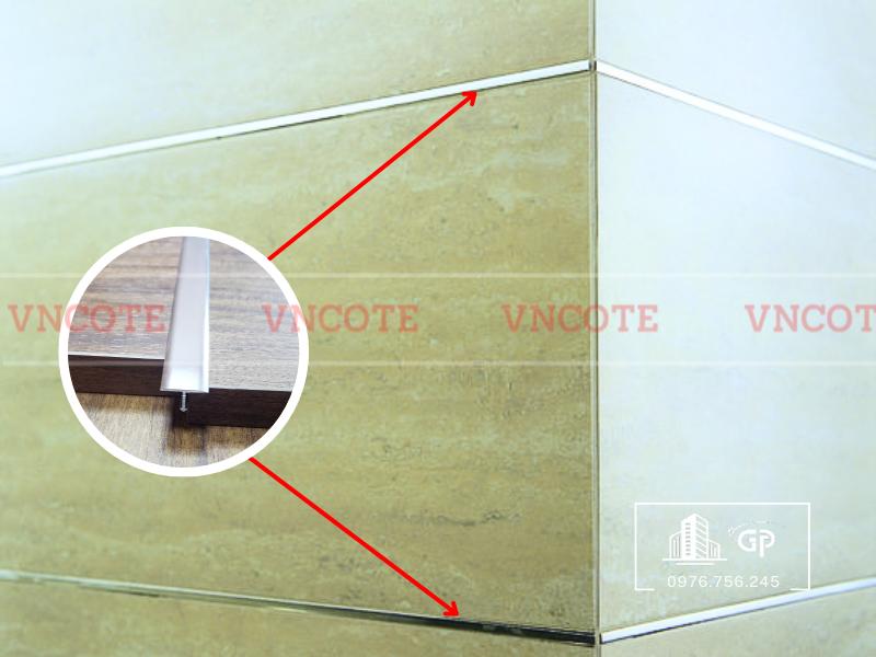 Nẹp nhôm T15 trắng bóng