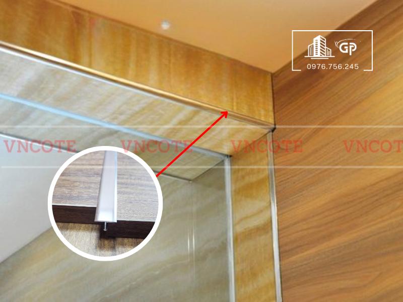 Nẹp nhôm T15 trắng bóng