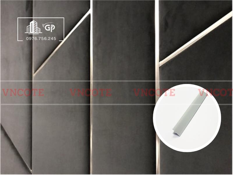 Nẹp nhôm T15 trắng mờ