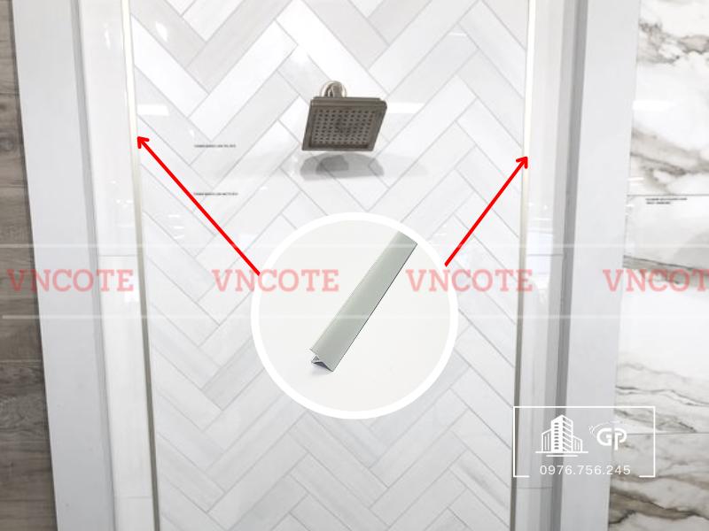 Nẹp nhôm T15 trắng mờ