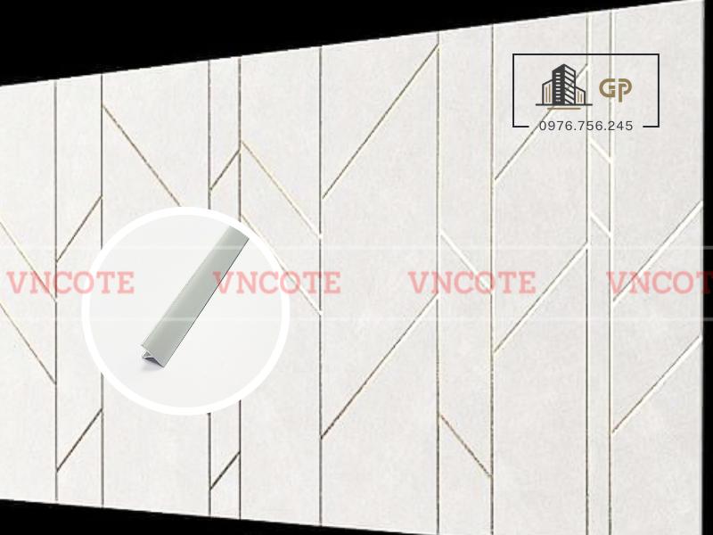 Nẹp nhôm T15 trắng mờ