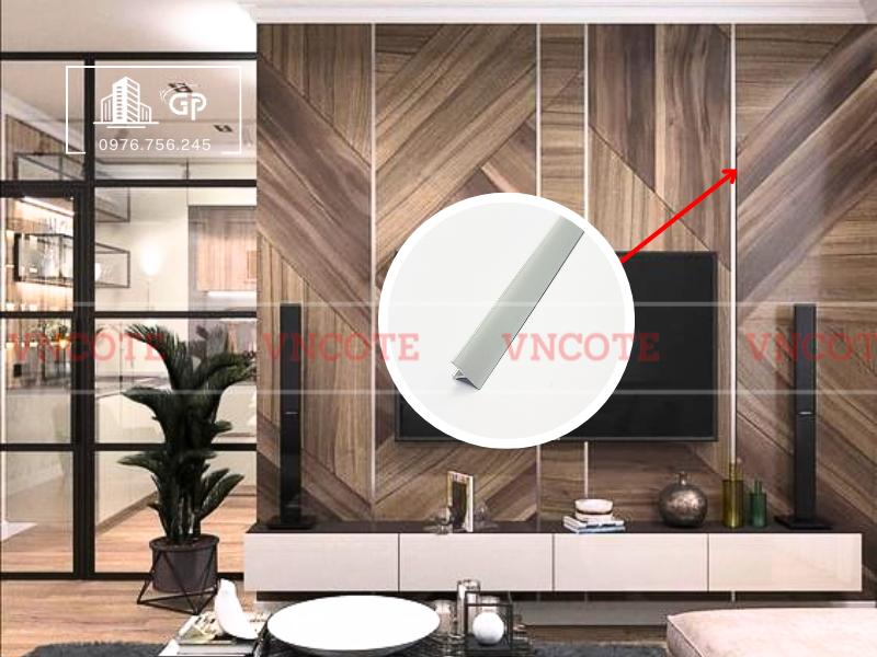 Nẹp nhôm T15 trắng mờ