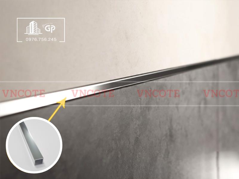 Hình ảnh thi công nẹp nhôm U10