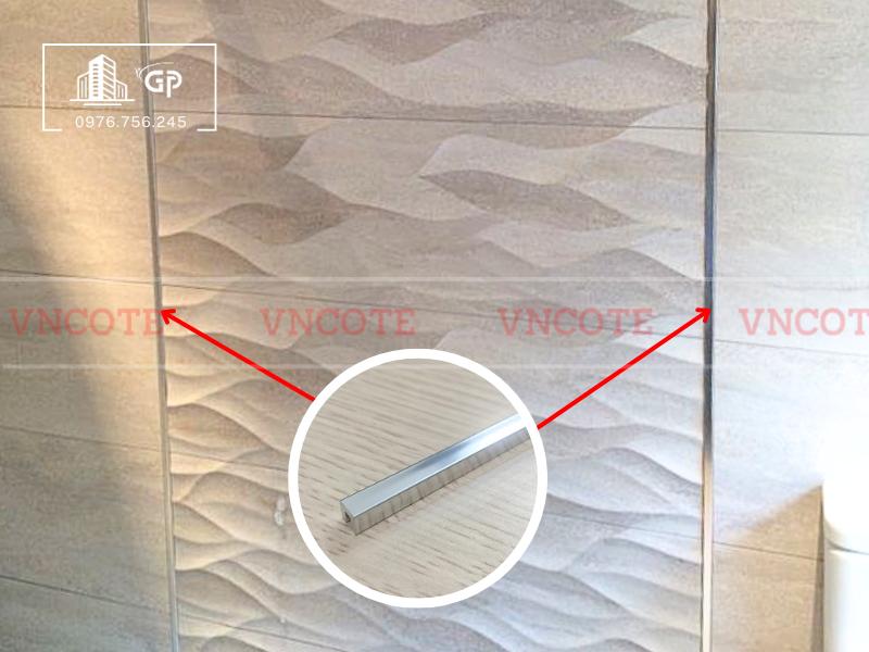 Nẹp nhôm u5 trắng bóng