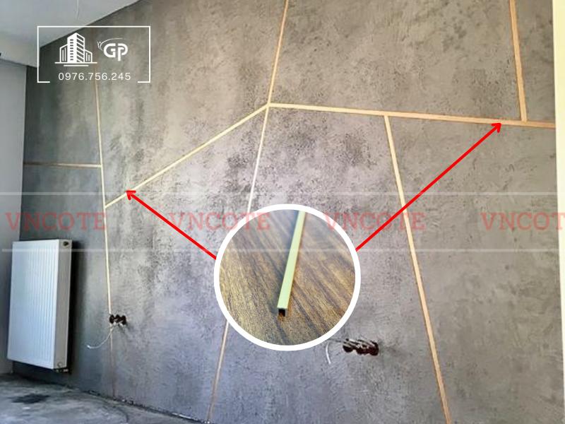 Nẹp nhôm U5 vàng mờ