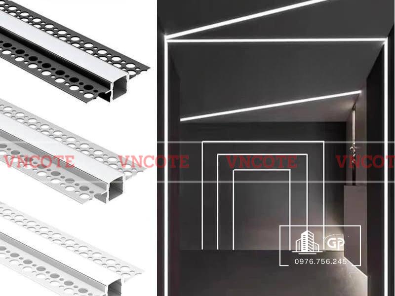 Thanh nhôm đèn led định hình