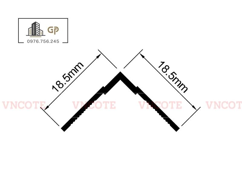 Nẹp bo góc âm thạch cao VA-20