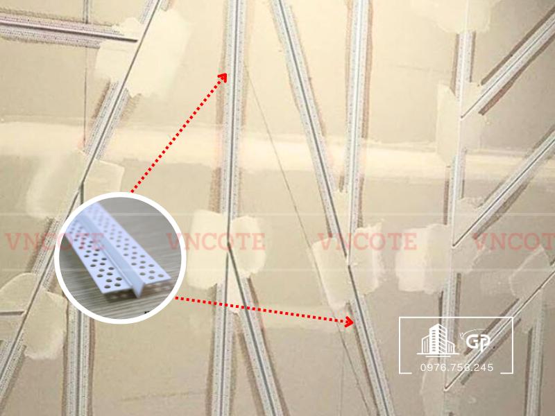 Nẹp ron âm thạch cao JTC05