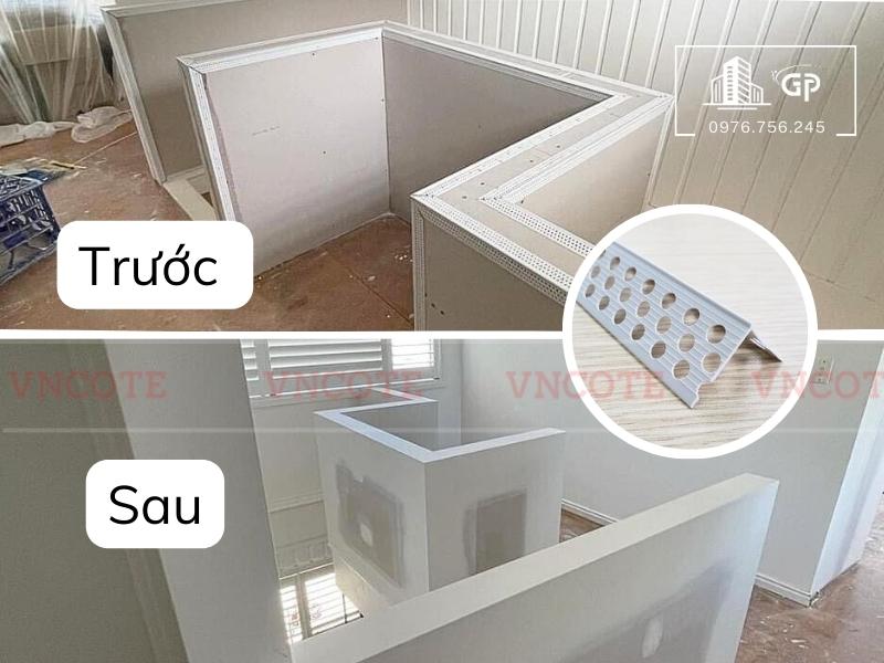 Nẹp bo góc thạch cao V30