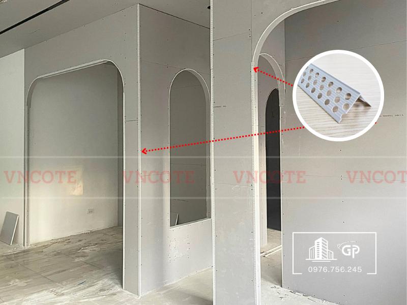 Nẹp bo góc thạch cao V20