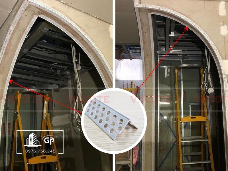 Nẹp bo góc thạch cao V30