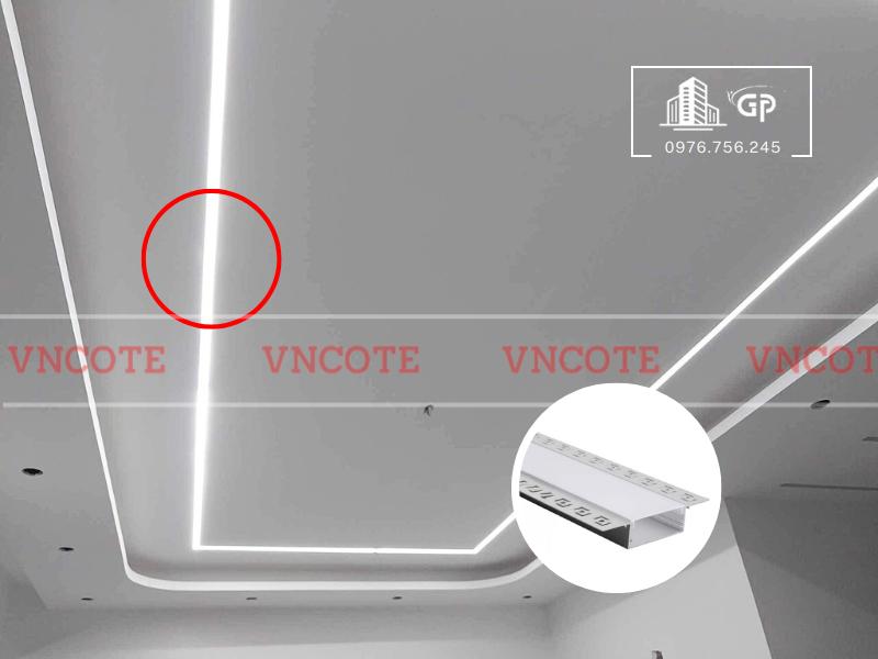 Thanh nhôm đèn led định hình