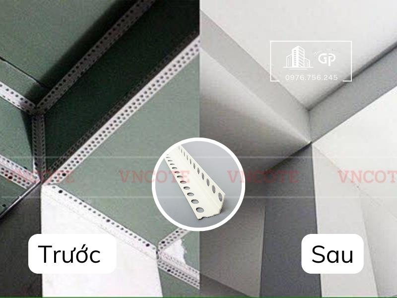 Nẹp bo góc âm thạch cao VA-20