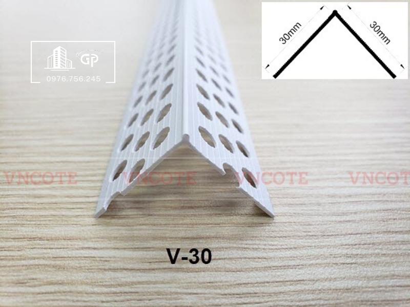 Nẹp bo góc thạch cao V30