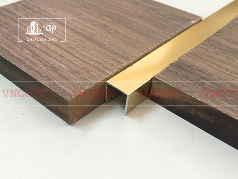 Nẹp nhôm U10 vàng bóng