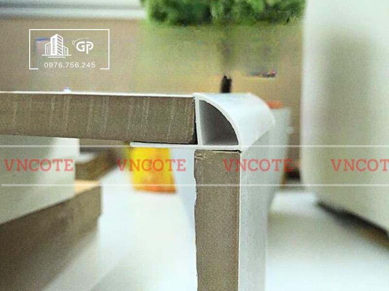 Nẹp nhựa bo góc tròn 12mm