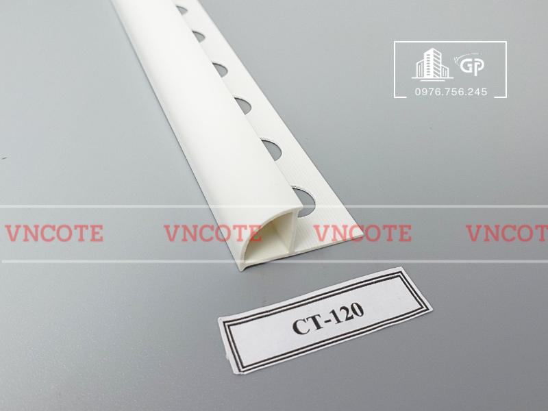 Nẹp nhựa bo góc tròn 12mm