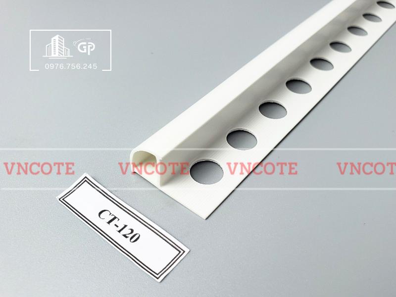 Nẹp nhựa bo góc tròn 12mm