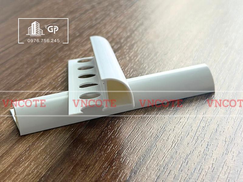 Nẹp nhựa bo góc tròn 12mm