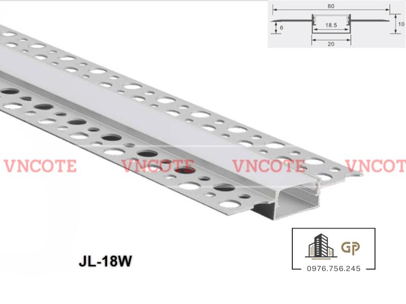 Thanh nhôm đèn led định hình