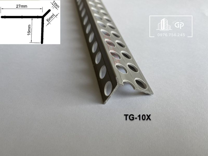 Nẹp trát góc tường TG-10G