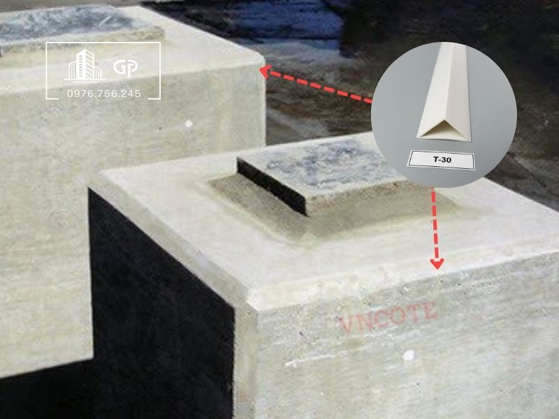Hoàn thiện thi công nẹp tam giác T30