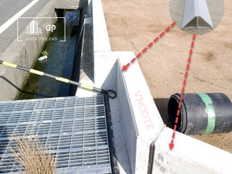 Hình ảnh thi công nẹp vát góc T30