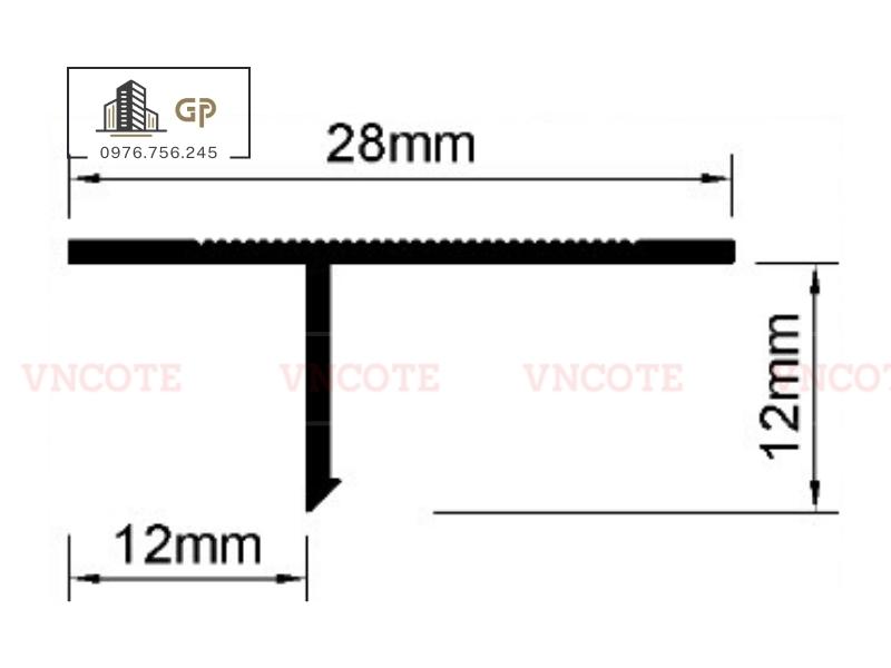 Nẹp trát vữa DF12