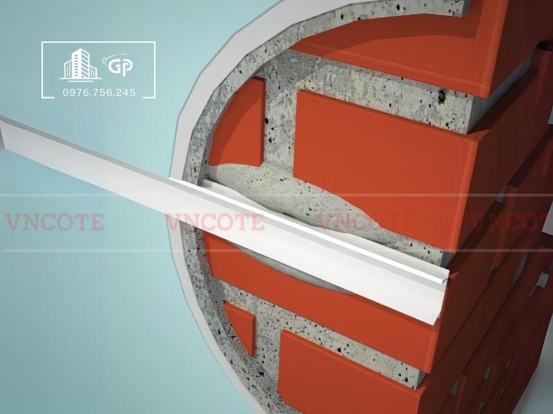 Nẹp chỉ âm tường GV20