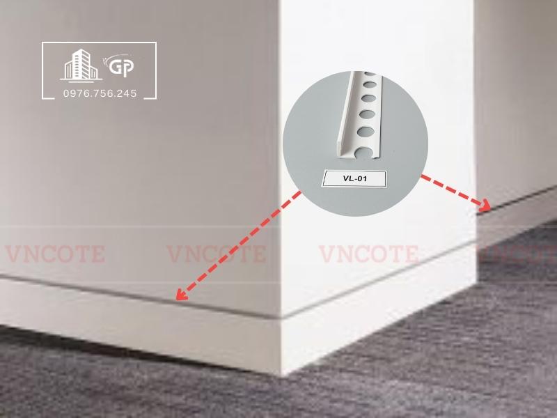 Nẹp tách khe vật liệu VL01