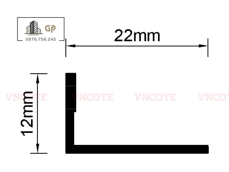 Nẹp tách khe vật liệu VL01