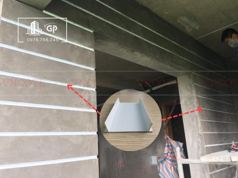 Nẹp ron âm tường GV50