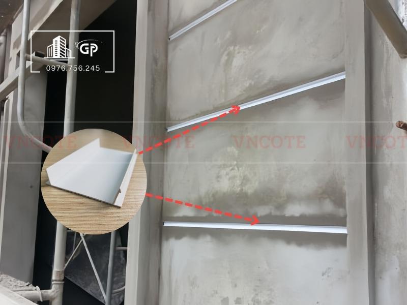 Nẹp ron âm tường GV50