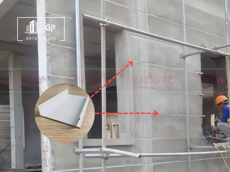 Nẹp ron âm tường GV50