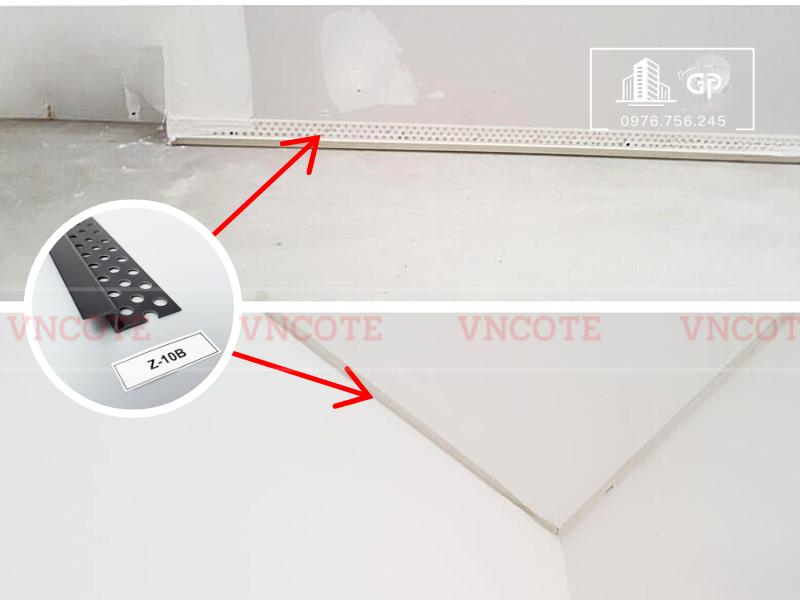 Hình ảnh nẹp co giãn thạch cao chữ Z đen