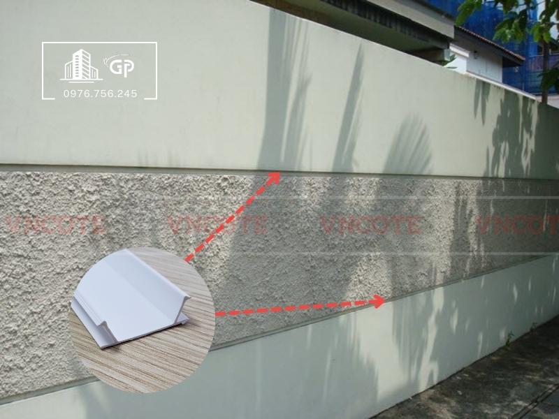 Nẹp tạo ron âm tường GV30