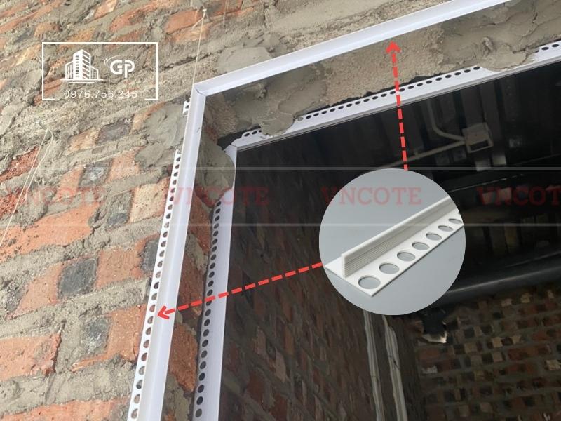 Hình ảnh thi công nẹp nhựa DF15