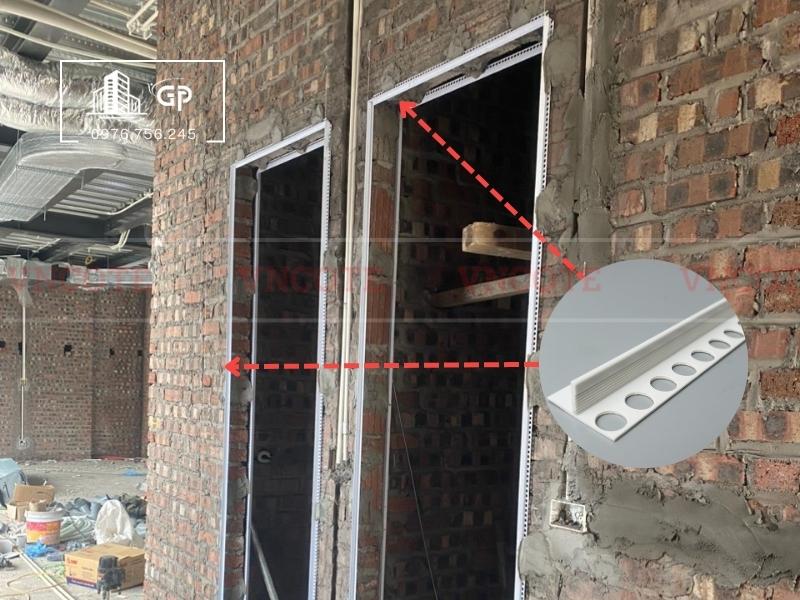 Hình ảnh thi công nẹp nhựa DF15