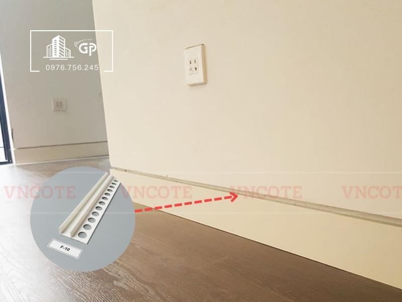 Nẹp nhựa tách khe vật liệu F10