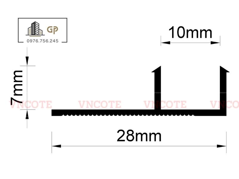 Nẹp nhựa F10