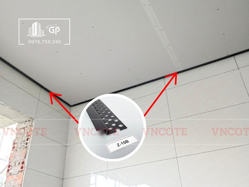 Hình ảnh nẹp co giãn thạch cao chữ Z đen